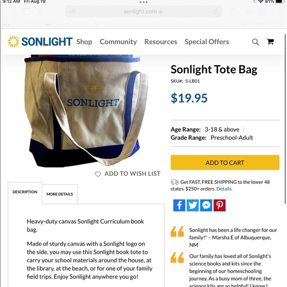 ⚡️SALE! NEW Sonlight Homeschool Planner, Tab Dividers, and Tote Bag 📚 - Picture 9 of 9